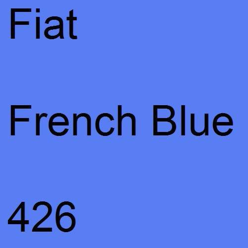 Fiat, French Blue, 426.